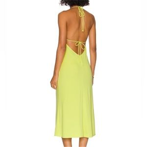 REVOLVE Mira Midi Dress in Limelight L'Academie - NWT